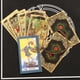 thumbnail image 2 of Taiyuejin nuevo papel de oro carta de tarot tarot estampado en caliente impresión en color plástico PVC impermeable juego de mesa naipes al por mayor, 2 of 5