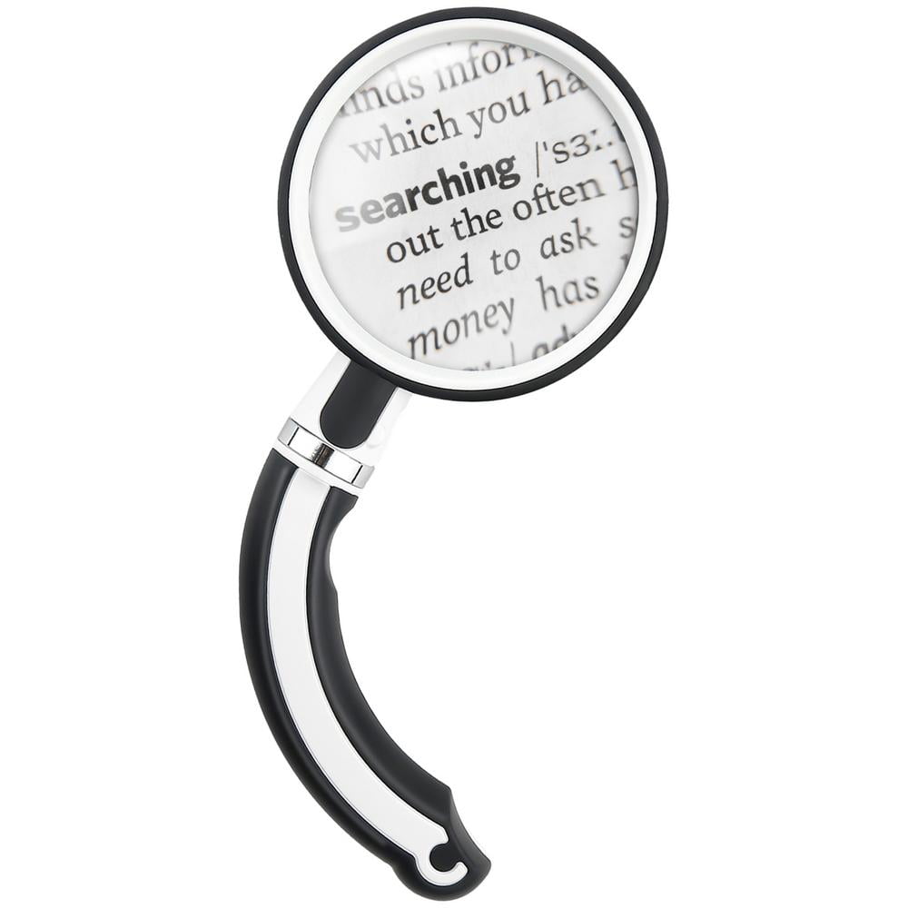 Ksruee Magnifying Glass 2X 2.5X 3.5X Handheld Magnifier Reading