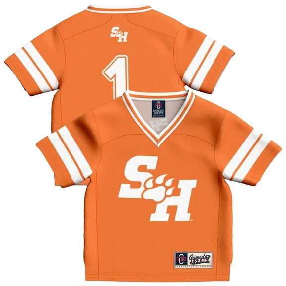 Toddler GameDay Greats #1 Orange Sam Houston State Bearkats Collegiate Football Fashion Jersey