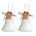 thumbnail image 1 of CSChome Christmas Decoration Set Christmas Foam Snowflake Decoration Bell Waterdrop Ball Shape Reusable Tree Hanging Ornament Pendant 2Pcs, 1 of 6