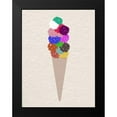 thumbnail image 2 of Phillip, Jamie 12x14 Black Modern Framed Museum Art Print Titled - Ice Cream 2, 2 of 5