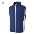 thumbnail image 4 of Naiovety Chaleco de enfriamiento de telas transpirables, impermeable y resistente al viento, suministro de aire de ciclo de regulación de Ropa Deportiva, Zapatos Azul marino S, 4 of 6