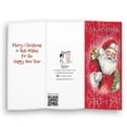 thumbnail image 2 of Santa's Pack Christmas New Years Greeting Cards | 10 Pack Bulk Set (3.5x6.5), 2 of 6