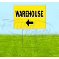 thumbnail image 1 of Warehouse Left (18" x 24") Yard Sign, Includes Metal Step Stake, 1 of 6
