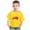 Yellow, variant on Wavsuf Kids T-Shirts for Boys Printed Crew Neck Casual Summer Blue Shirts Size 4-5 Years