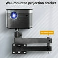 thumbnail image 3 of Soporte de Pared para Proyector Plegable, Soporte de Montaje para Proyector de Pared Ajustable Universal para Techo, Soporte para Proyectores, 3 of 5