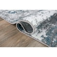 thumbnail image 3 of World Rug Gallery  Distressed Abstract Watercolor Area Rug Blue 9' x 12' 9' x 12' Indoor Living Room, Bedroom, Dining Room Navy, Ivory, Grey Rectangle, 3 of 5