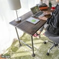 thumbnail image 6 of Restore Trail Brown Solid Wood Office Desk, 6 of 10