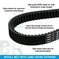 thumbnail image 4 of Niche BOREAS Drive Belt for Arctic Cat M8 M6 Crossfire 600 1000 F570 0627-060 519-CDB2209T, 4 of 8