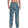 thumbnail image 7 of Salouo Anchors Print Pajama Pants for Men, Lounge Pants Elastic Waistband Casual Men's sleepwear Loungewear Sleep Pajama Pant -Large, 7 of 7