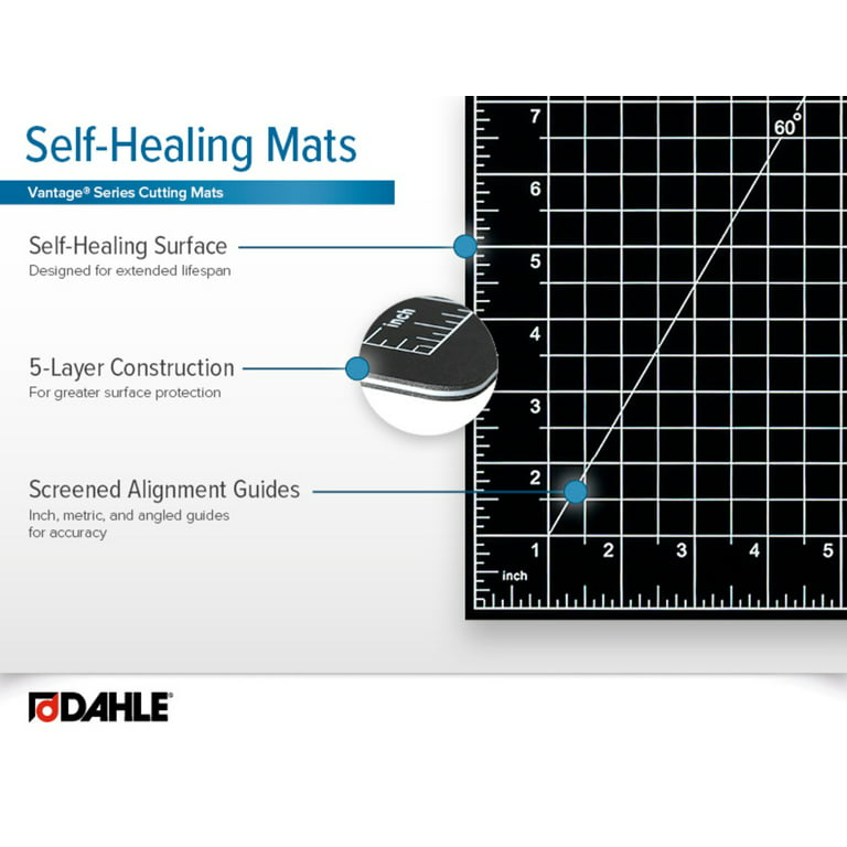 Dahle 36x48 Vantage Self Healing Cutting Mat, Black