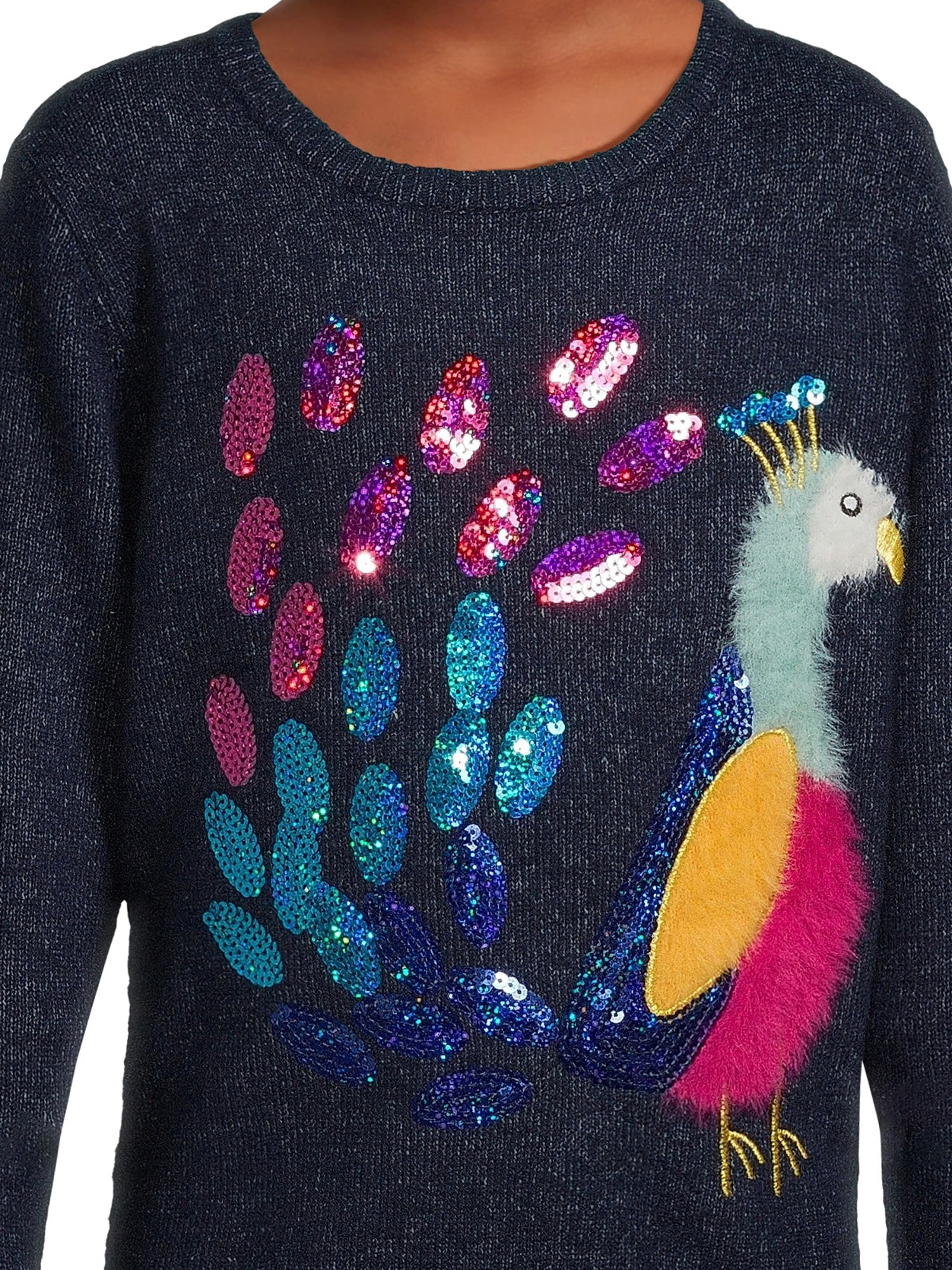 Nik and Leksi Girls Embellished Sweater Pullover, Sizes 4-16