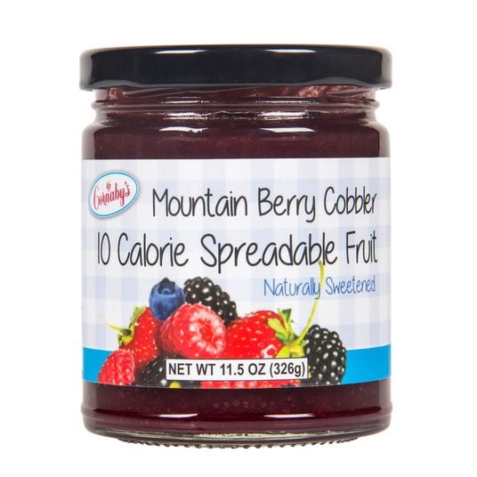 Cornaby's Spreadable Fruit Jam, Sugar Free, Mountain Berry Cobbler11.5