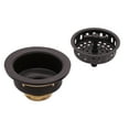 thumbnail image 4 of Westbrass COMBO PACK 3-1/2" Kitchen Sink and Waste Disposal Flange Strainers, Oil Rubbed Bronze, 4 of 12