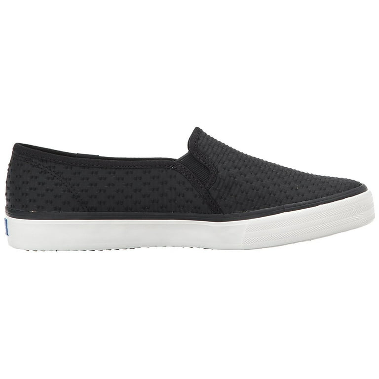 Keds Women s Double Decker Nylon Stitch Fashion Sneaker Black 6.5 M US Walmart