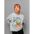 thumbnail image 2 of Colorful Dippin' Dots Ice Cream Treats - Fun Dessert Graphic Women's Sweatshirt, 2 of 4