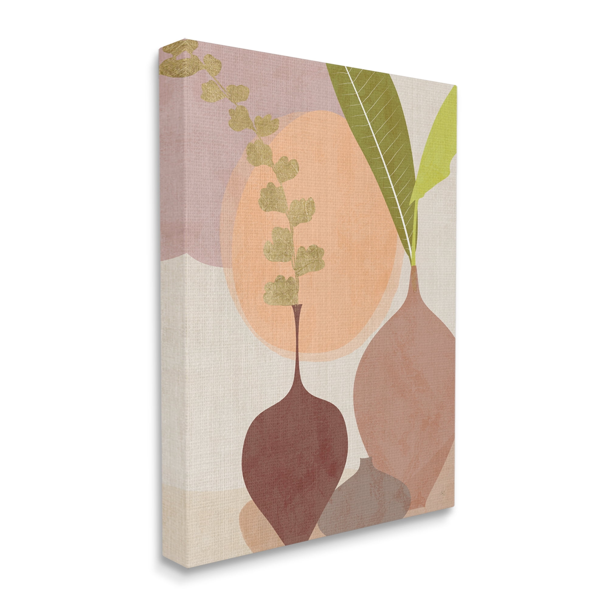 Stupell Industries Boho House Plants Botanical & Floral Painting Gallery Wrapped Canvas Art Print Wall Art, 36 x 48