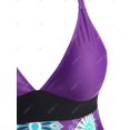 thumbnail image 4 of Tamaño de la flor de paisley de paisley flores marionetas de traje de baño Tankini Rosegal Camisetas sin mangas de talla grande, 4 of 5