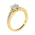 thumbnail image 3 of Aonejewelry 0.75 Ctw. Sassy Halo Diamond Engagement Ring 14K Yellow Gold, 3 of 4