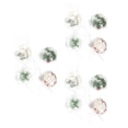 thumbnail image 3 of Bola de plástico navideña, 12 piezas Bola de decoración navideña Decoraciones navideñas Bola transparente navideña Valor excepcional, 3 of 13
