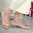 thumbnail image 2 of Sngxgn Women’s Ballet Flat Flats Shoes Comfortable Slip On Dress Shoes(Beige,37), 2 of 6