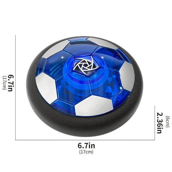 Electric Hover Floating Soccer Ball with LED Lights, Soft Bumper Indoor Air Football Toy for Kids Parent-child Game,Charging fee