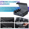 thumbnail image 3 of Card Storage Box for Trading Cards,1800+ PU Card Deck Case, 3 of 5