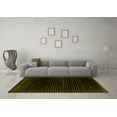 thumbnail image 3 of Ahgly Company Indoor Square Abstract Yellow Modern Area Rugs, 6' Square, 3 of 4