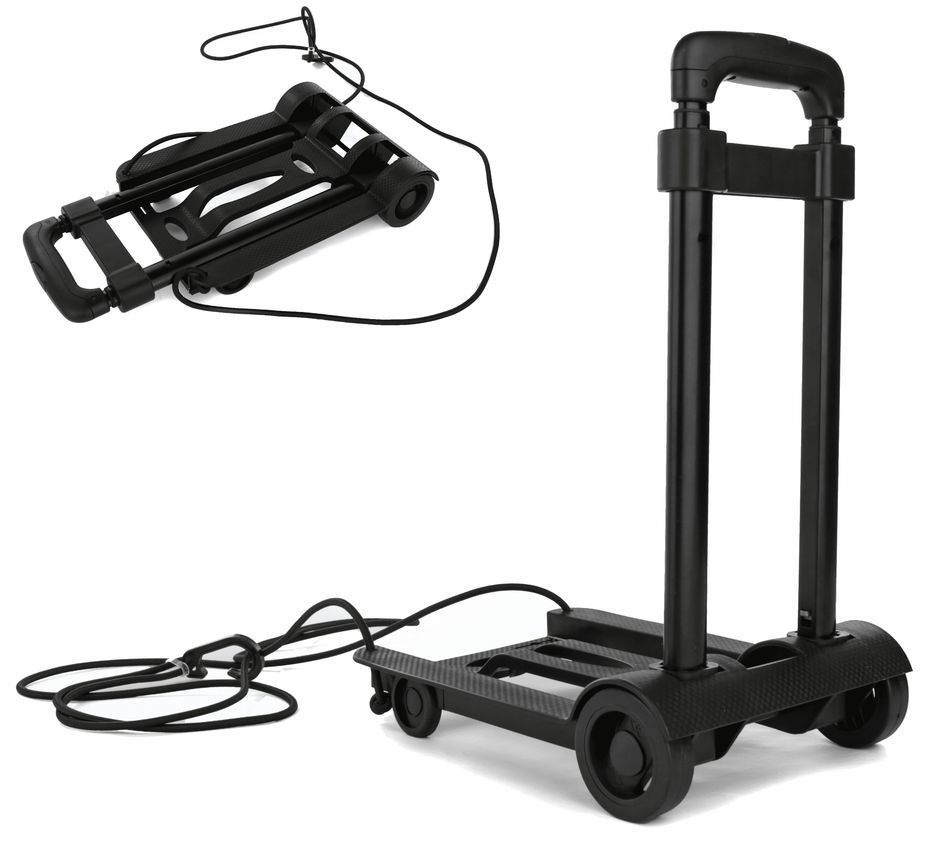 compact folding luggage cart        <h3 class=