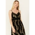 thumbnail image 2 of Idyllwind Women's Verde Lace Inset Metallic Print Maxi Dress - IWHO23D90   US, 2 of 4