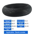 thumbnail image 3 of 10 Inch Solid Tire for Electric Scooter 10X2.5D Rubber Wheel Tyre Black, 3 of 9