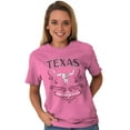thumbnail image 3 of Cute Texas Girl Lone Star State Texan Women's Graphic T Shirt Tees Brisco Brands X, 3 of 6