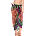 thumbnail image 1 of HAPPY BAY Women's Multi Wear Sarong Swimsuit Beach Wrap One Size Pink-F603, 1 of 2