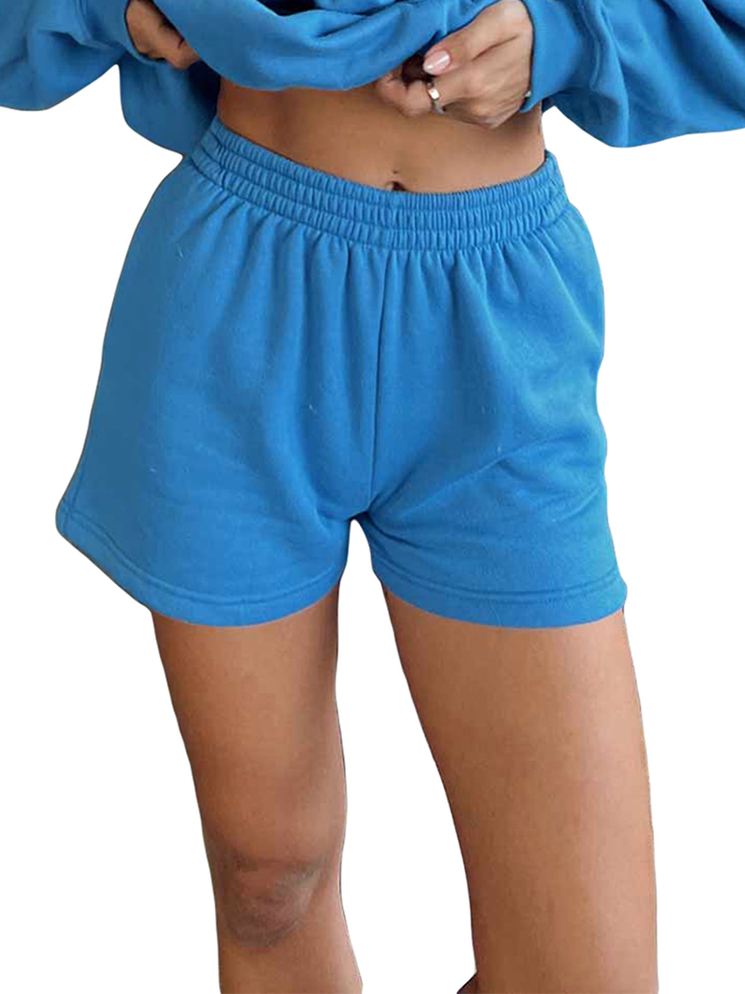 Vigorbear Sweatsuits for Women 2 Piece Tracksuit Solid Oversized Hoodie