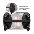thumbnail image 3 of JUNZAN Beautiful Rabbit1 Print Washable Luggage Cover - Fashion Suitcase Protector Fits 18-32 Inch Luggage, 3 of 8