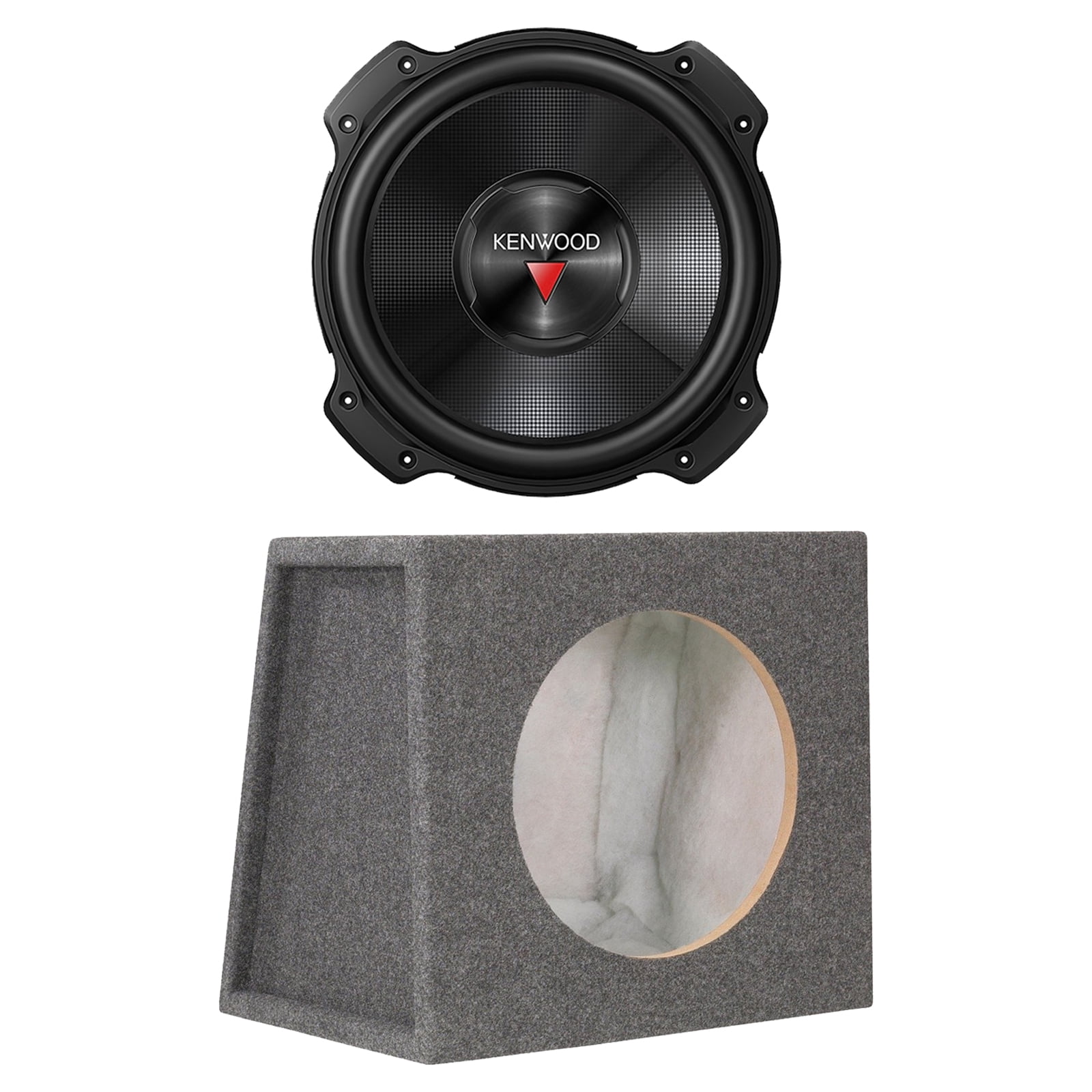 Kenwood KFCW3016PS 2000W 12" Performance Series Single 4 ohm Subwoofer, and Scosche SE12RCC