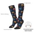 thumbnail image 4 of Picia Women Crew Soft Moisture-wicking Socks cartoon doodle octopus Pattern Design Cotton Socks, One Size fit All, 4 of 6