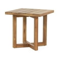 thumbnail image 2 of Province Acacia Wood Outdoor Square Side Table, Teak, 2 of 7