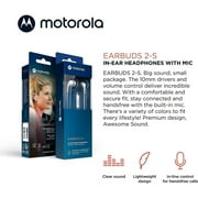 Motorola Earbud 2-S White Wired Earbuds