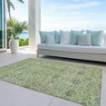 thumbnail image 6 of Addison Rugs Chantille Indoor/Outdoor Transitional Floral Mint Washable Rectangle Rug, 3' x 5', 6 of 6