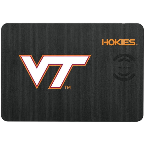 Keyscaper Virginia Tech Hokies 15W Fast Wireless Charger and Mouse Pad