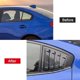thumbnail image 4 of Carbon Fiber Color Rear Side Vent Quarter Window Louver Shutter Cover Trim for / 2015 - 2021, 4 of 5