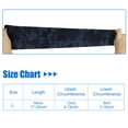 thumbnail image 2 of Unique Bargains 1 Pair Basketball Camouflage Arm Compression Sleeve XL Size Black Blue, 2 of 6