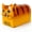 Orange Cat, variant on Made Easy Kit Metal Mailbox Animal Design - Fast Straight Forward Post Mounting Bracket Install - Durable All Weather Rust Resistant - Letters, Mail, Small Packages