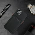 thumbnail image 7 of Allytech Case Compatible with iPhone 13, [Card Holder] [Soft TPU] [Ultra Slim & Lightweight] Shockproof Anti-Fingerprint Case for iPhone 13 - Black, 7 of 7