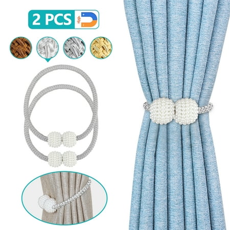 8 6 4 2pcs Magnetic Curtain Tiebacks Tsv Modern Pearl Magnetic