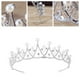 thumbnail image 3 of EeaseMX Tocado de novia delicado Tocado de perlas y diamantes de imitación Tocado de cristal Tocado, 3 of 7