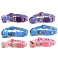 thumbnail image 6 of 6 Pack Reflective Cat Collar with Bell, Solid & Safe Collars for Cats, Nylon, Mixed Colors, Safety Buckle Kitten Collar, Breakaway Cat Collar for Girl Cats Male Cats, 6 of 7