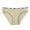 Beige, variant on Aayomet Panties For Women Briefs Bow Panties Color Ladies Solid Drilling Lace Thong Women's Panties,Black L