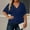 Navy, variant on TYGHBN Women's Plus Size V Neck T Shirt Casual Stretchy Waist Comfortable Summer Fall Top for Everyday Wear with Jeans Womens Athletic Tops Short Sleeve Womens Cold Gear Long Sleeve Running Shirts